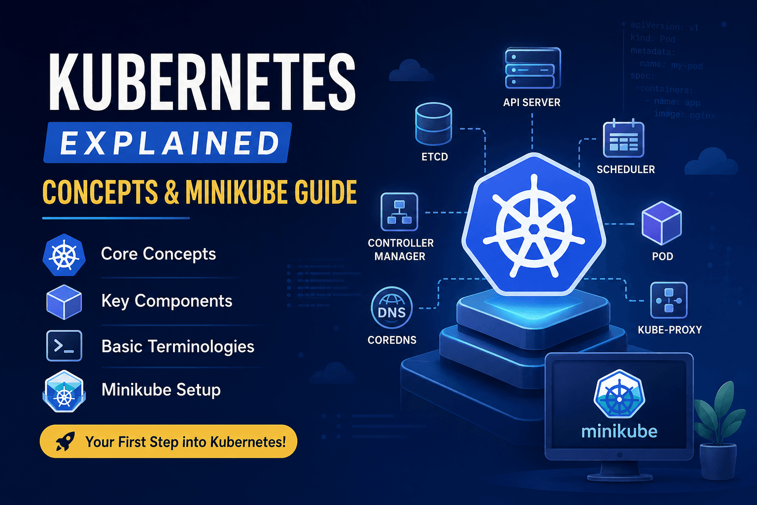 Mastering Kubernetes: Core Concepts, Key Components, and Introduction to Minikube for Beginners